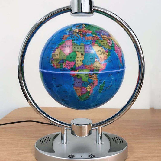 Magnetic Levitating Bluetooth Speaker Globe Table Lamp Gift